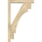 Ekena Millwork Merced Block Rough Sawn Bracket w/ Offset Brace, Douglas Fir, 4"W x 20"D x 32"H BKT0402X20X32MRC05RDF - alternate 4